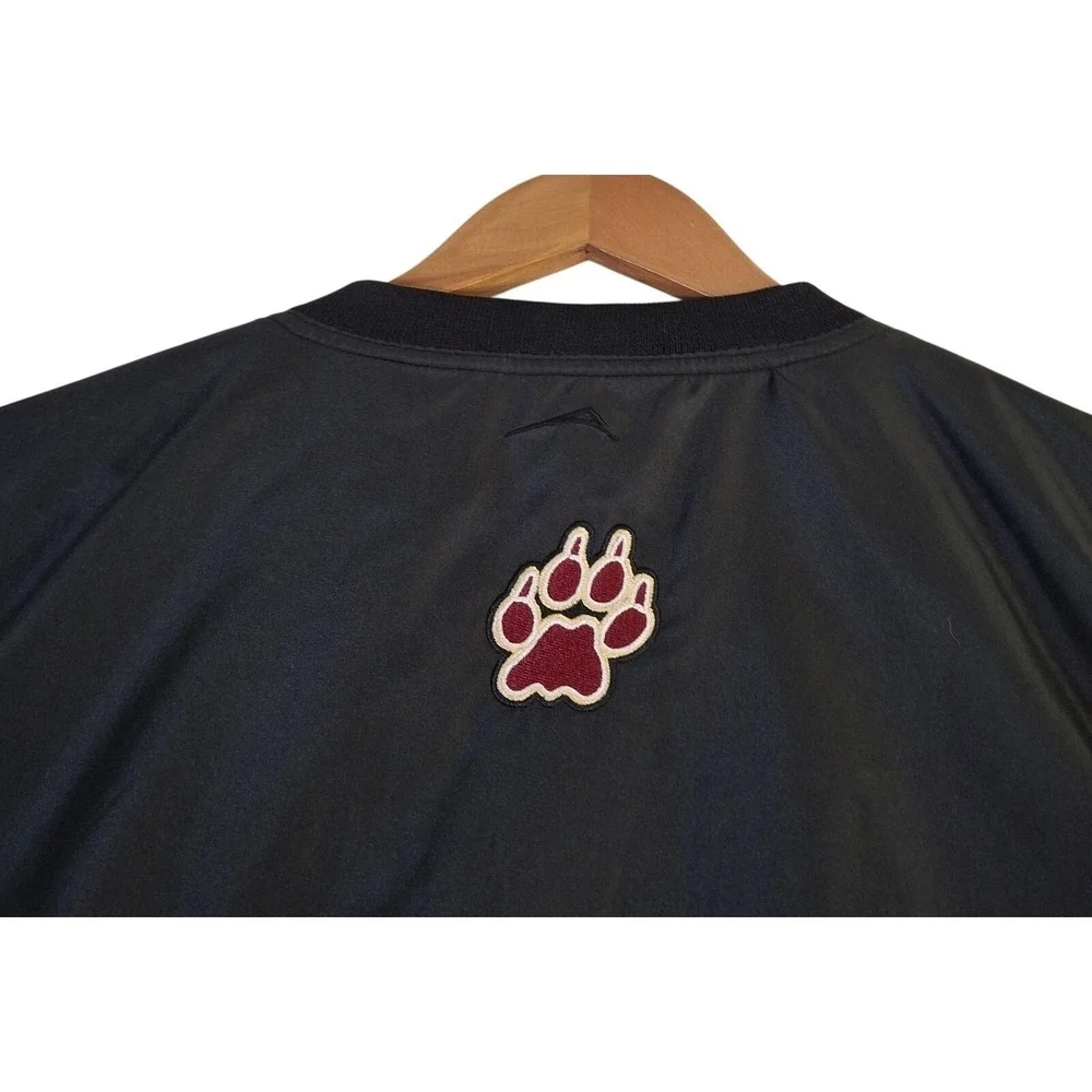 Lafayette Leopards Windbreaker Vest Mens XL‎ Black V-Neck Pullover Golf Acuity